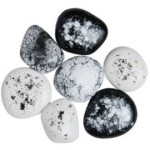 Камни черно-бело-серые - 7 шт (ZeFire)