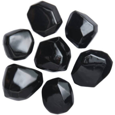 Камни кристалл черные - 7 шт. (ZeFire)